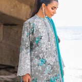 Zainab Chottani Embroidered Chikankari Lawn 3Pc Suit D-10B Lana
