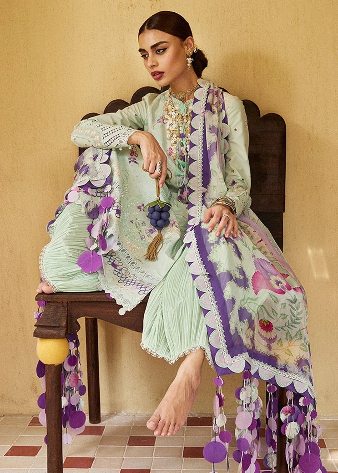 Suffuse | Luxury Lawn 25 | LARA - Rang-e-Khaas
