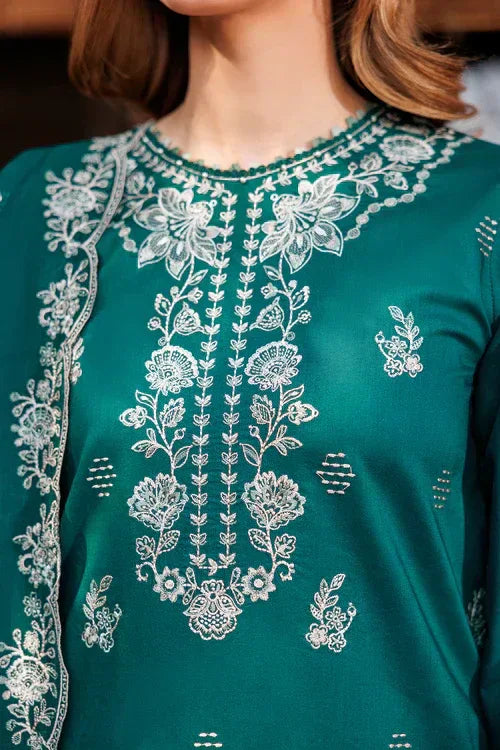 Farasha | Kaavish Lawn 24 | TEAL GARLAND - Rang-e-Khaas