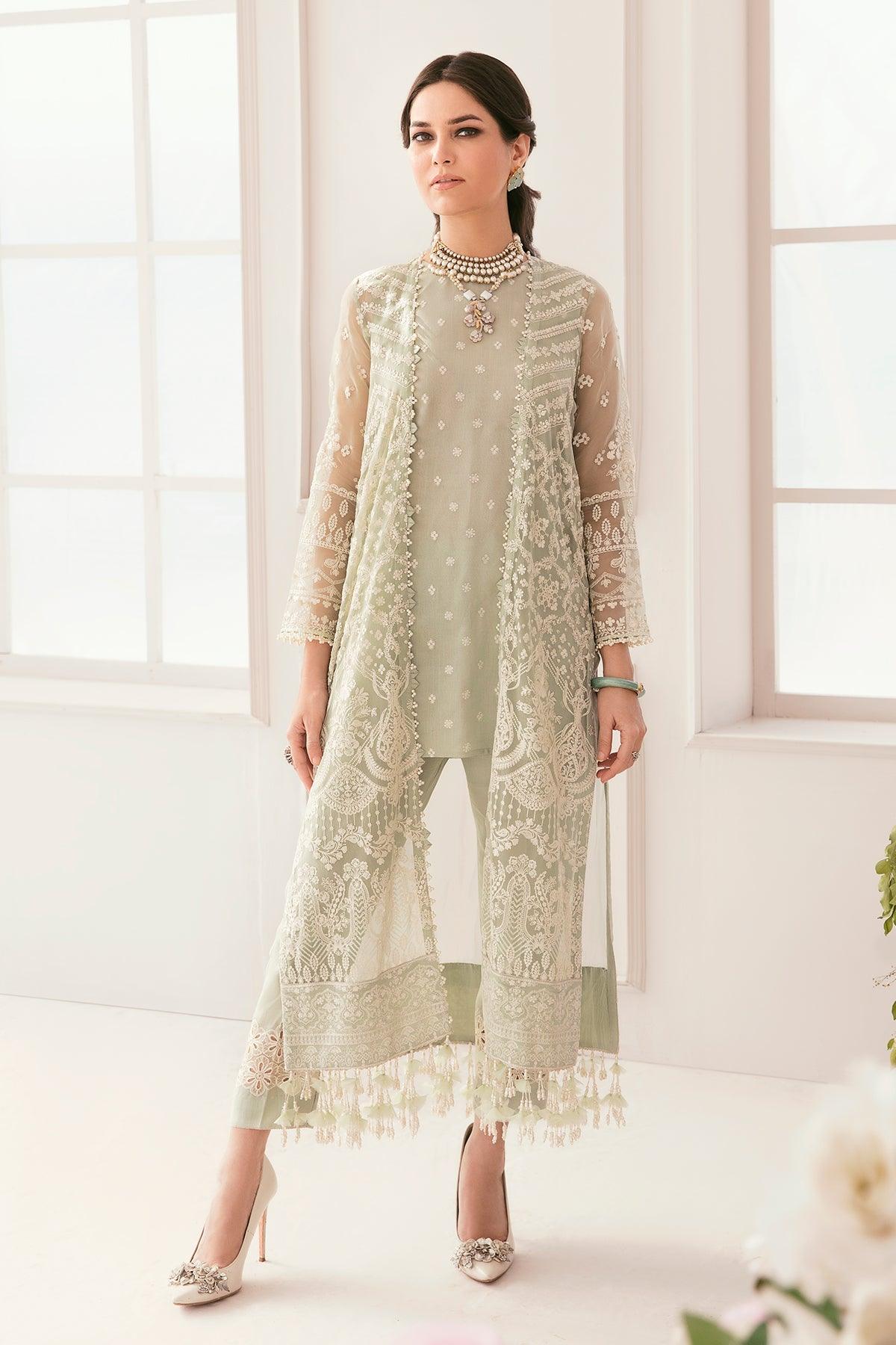 EMBROIDERED CHIFFON CH11-01 STITCHED