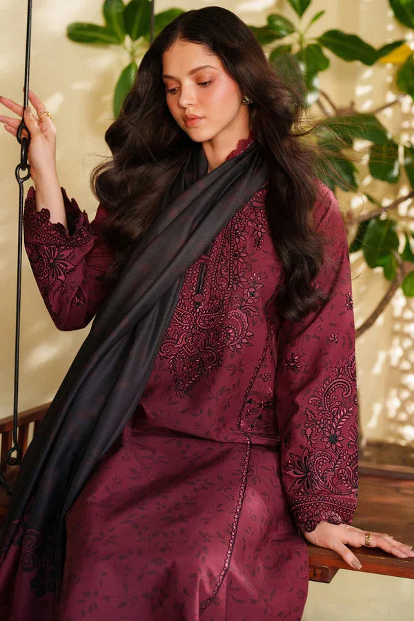 Farasha | Meline Premium Viscose 25 | Sable Bloom - Rang-e-Khaas