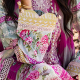 ELAF Signature Embroidered Lawn Unstitched 3Pc Suit ESL-04B ENCHANTMENT