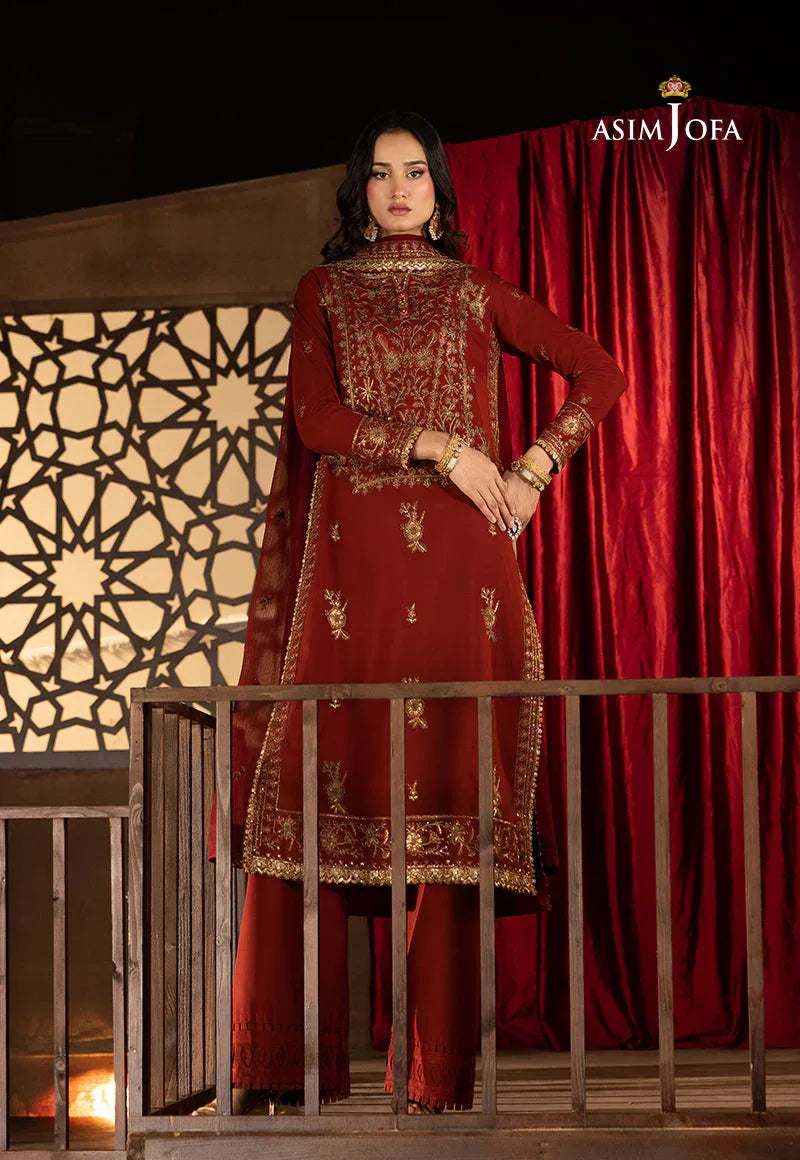 Asim Jofa | Festive Collection 25 | AJLLF-18 - Rang-e-Khaas