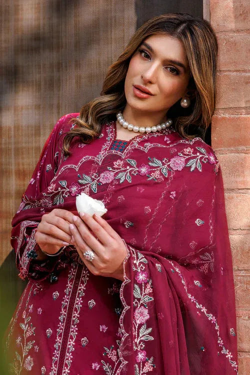 Farasha | Kaavish Lawn 24 | GARNET GLAM - Rang-e-Khaas