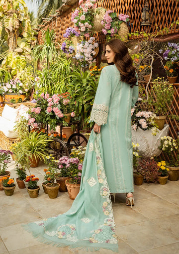 Elaf Premium | Luxury Lawn 25 | ELM-7A ZARAFSHAN - Rang-e-Khaas