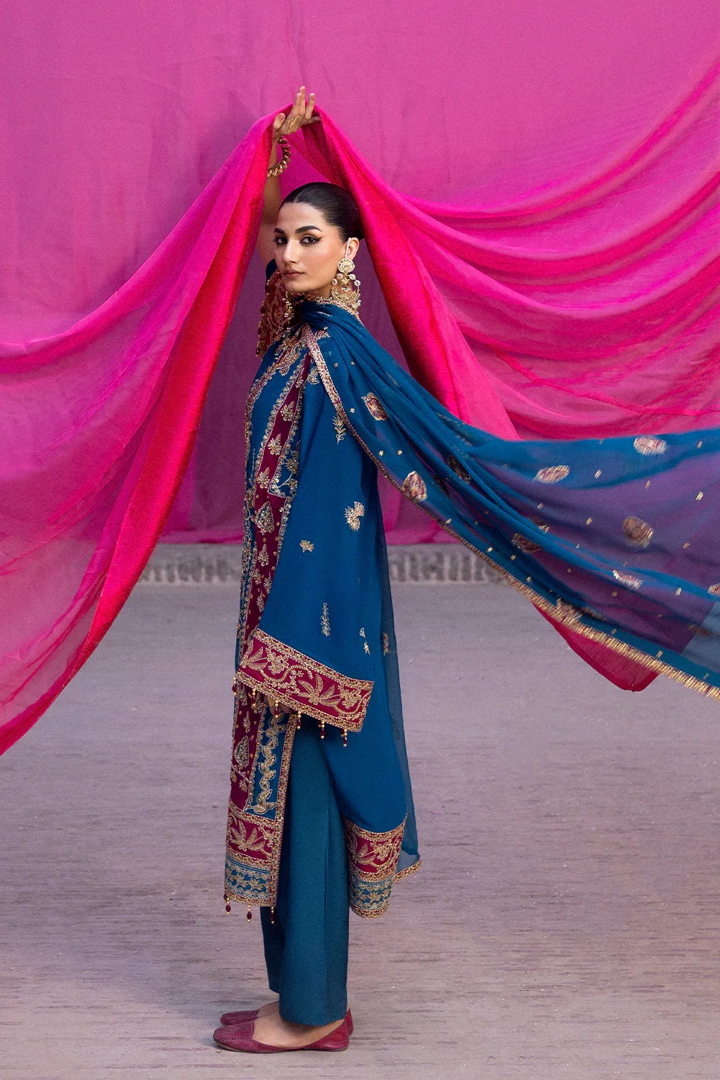 Emaan Adeel I The Empress Wedding Formals I VELANIS - Rang-e-Khaas