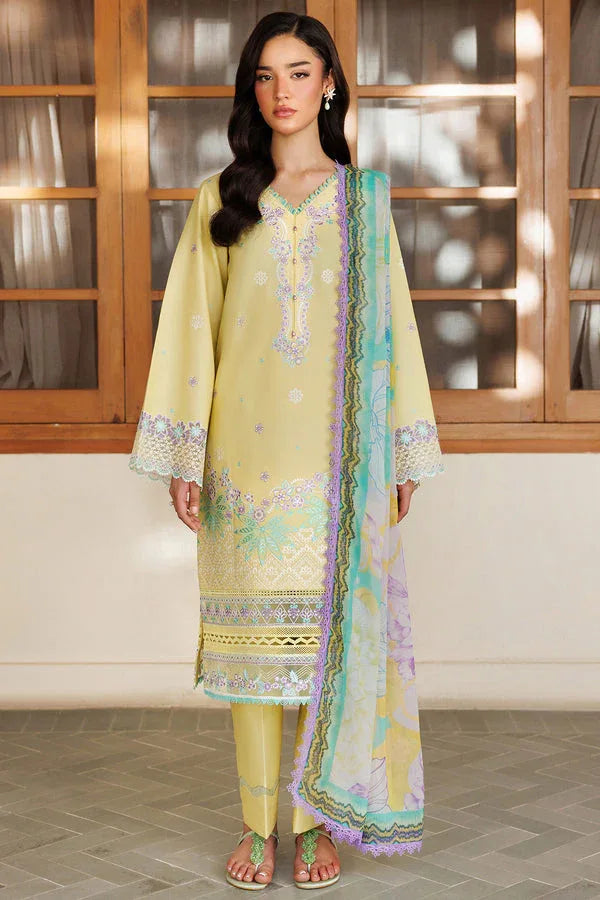 Farasha | Summer Weaves Embroidered Lawn | Daisy Dreams - Rang-e-Khaas