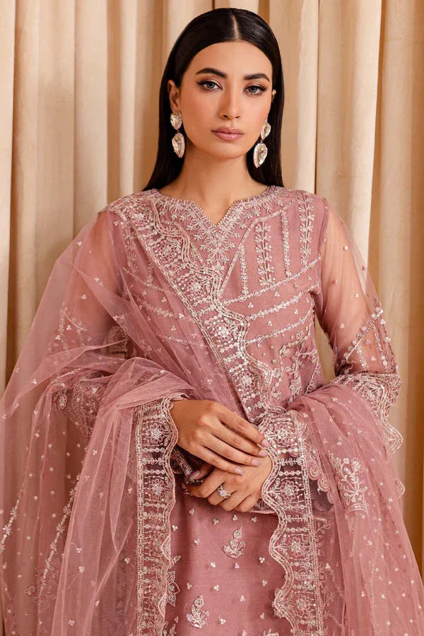 Farasha | Lumiere Formals | PASTEL PEACH - Rang-e-Khaas