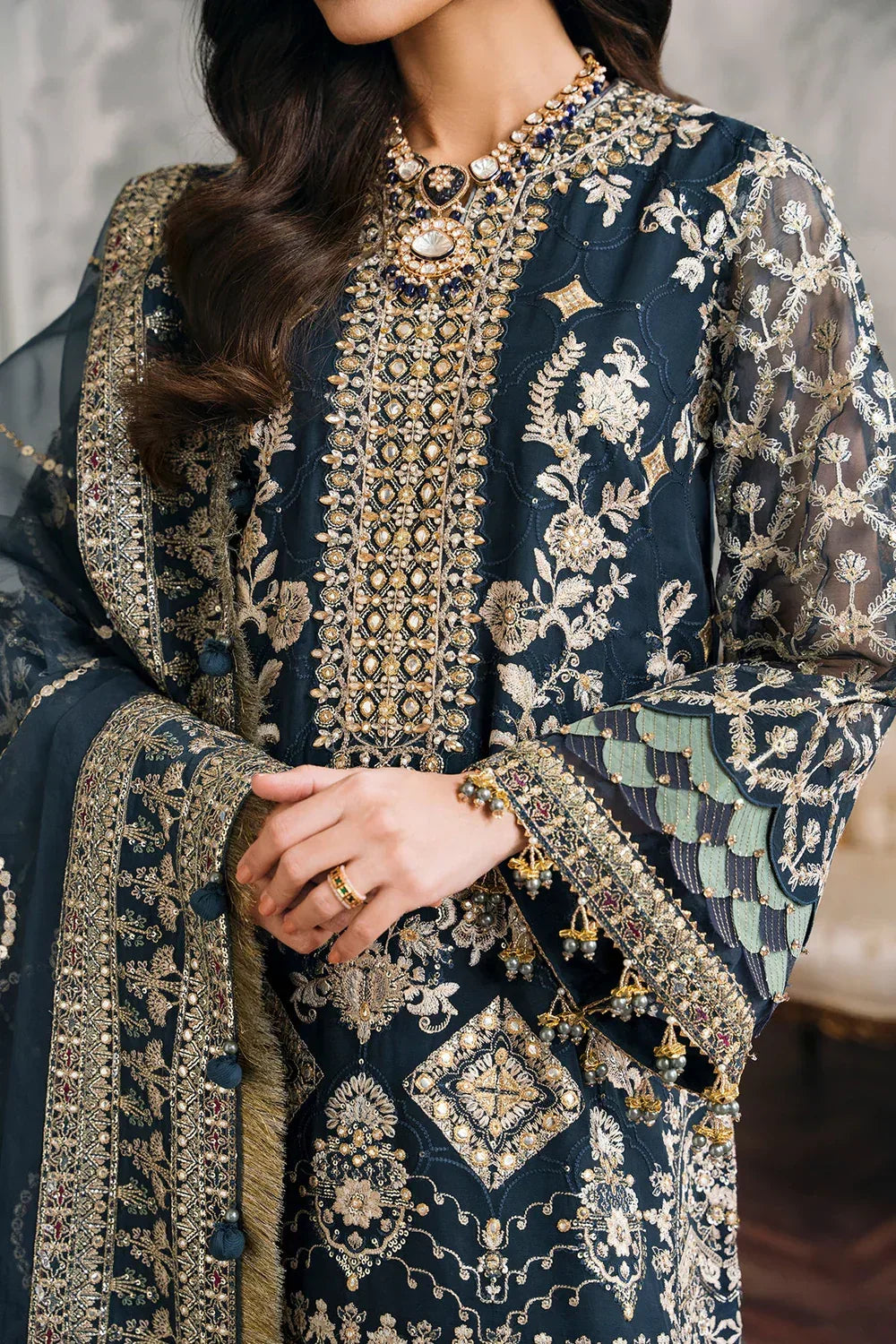 Baroque | Chantelle Embroidered Collection | CH12-01 - Rang-e-Khaas