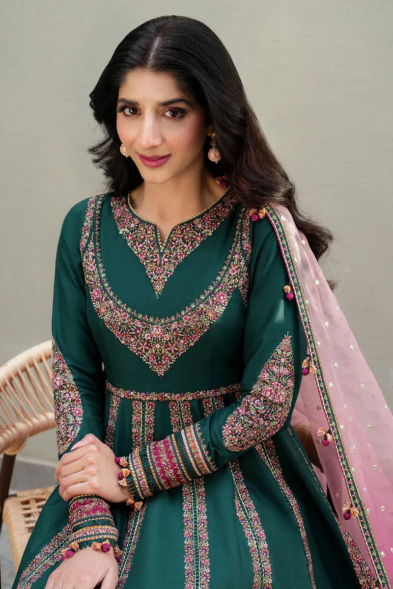 Jazmin | Shahkaar Luxury Lawn 25 | SL25-D1 - Rang-e-Khaas