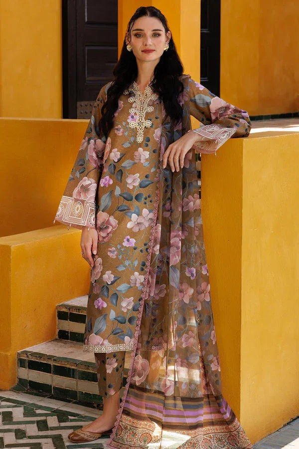Farasha | Printed Essentials | Fawn Bliss - Rang-e-Khaas