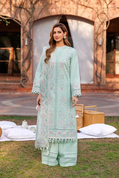 Farasha | Kaavish Lawn 24 | WHISPER MINT - Rang-e-Khaas