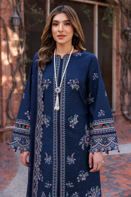 Farasha | Kaavish Lawn 24 | DEEP SAPPHIRE - Rang-e-Khaas