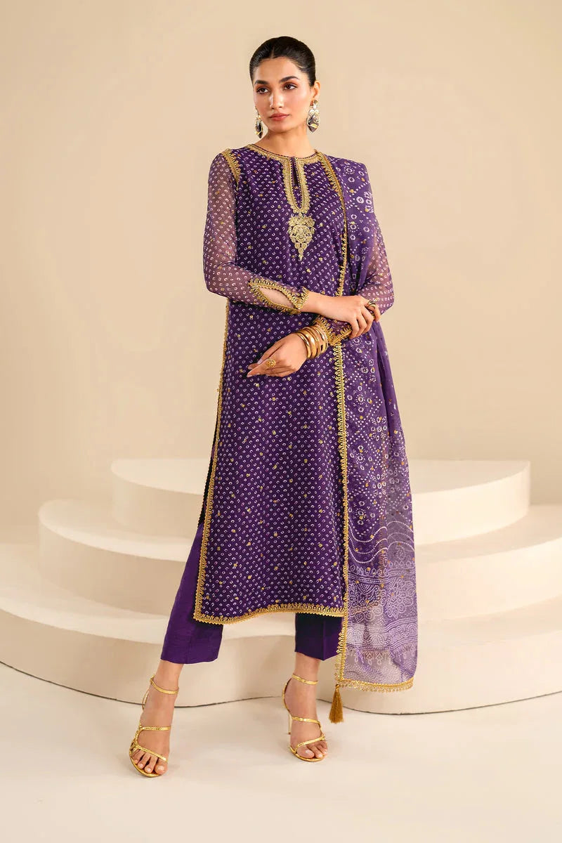 Baroque | Luxury Pret 24 | CHIFFON UF-625 - Rang-e-Khaas
