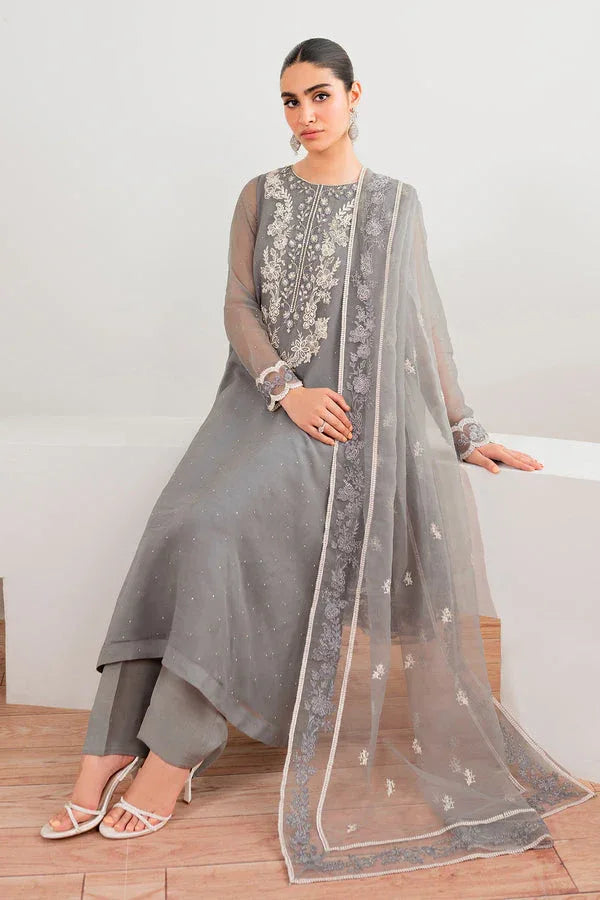 Baroque | Luxury Pret 25 | EMBROIDERED CHIFFON PR-991 - Rang-e-Khaas