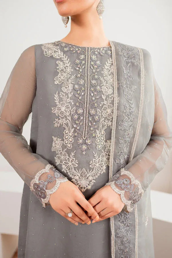 Baroque | Luxury Pret 25 | EMBROIDERED CHIFFON PR-991 - Rang-e-Khaas