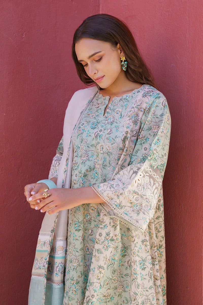 Baroque | Luxury Pret 24 | LAWN UF-577 - Rang-e-Khaas