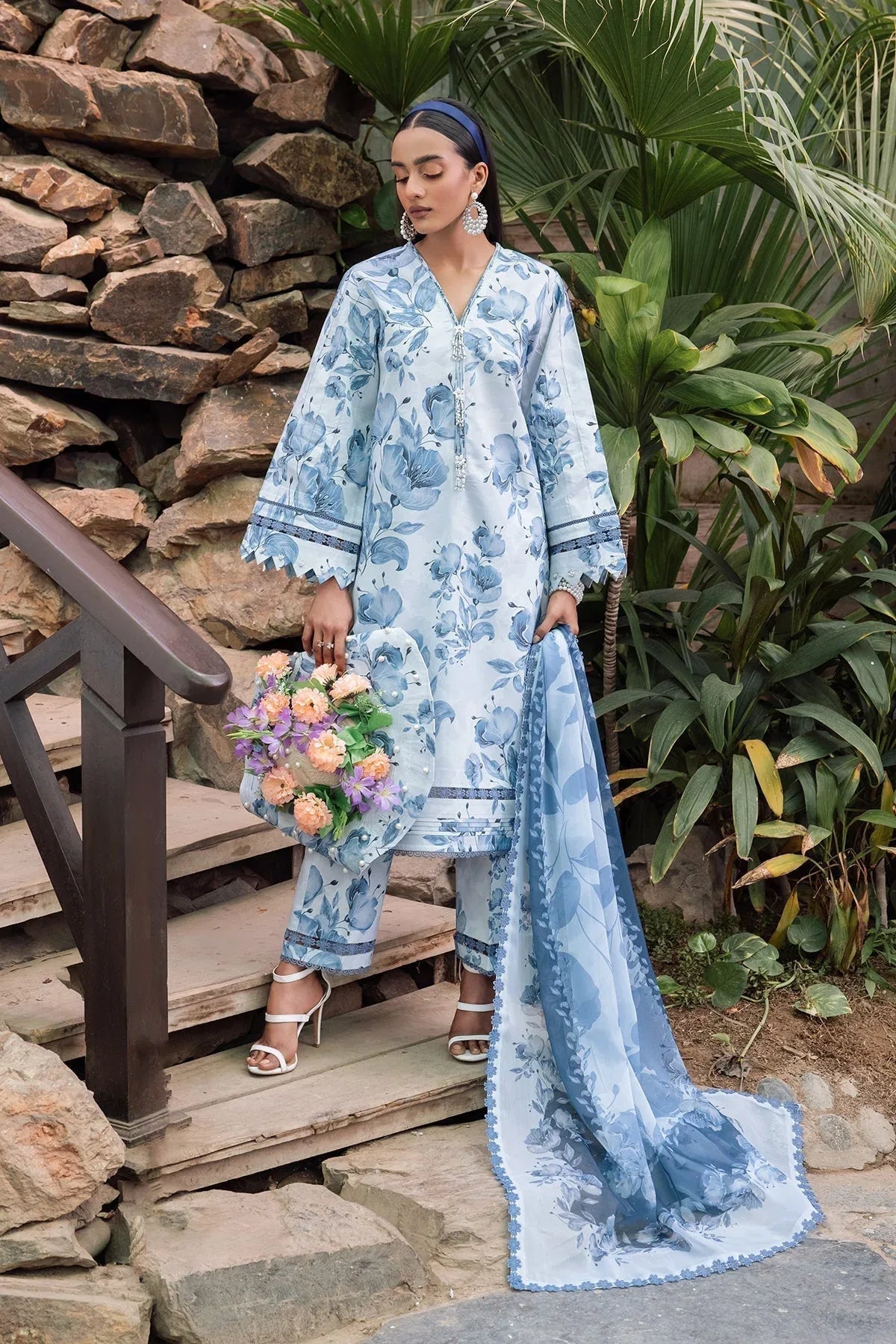 Alizeh | Sheen Lawn Prints 24 | GLORY - Rang-e-Khaas