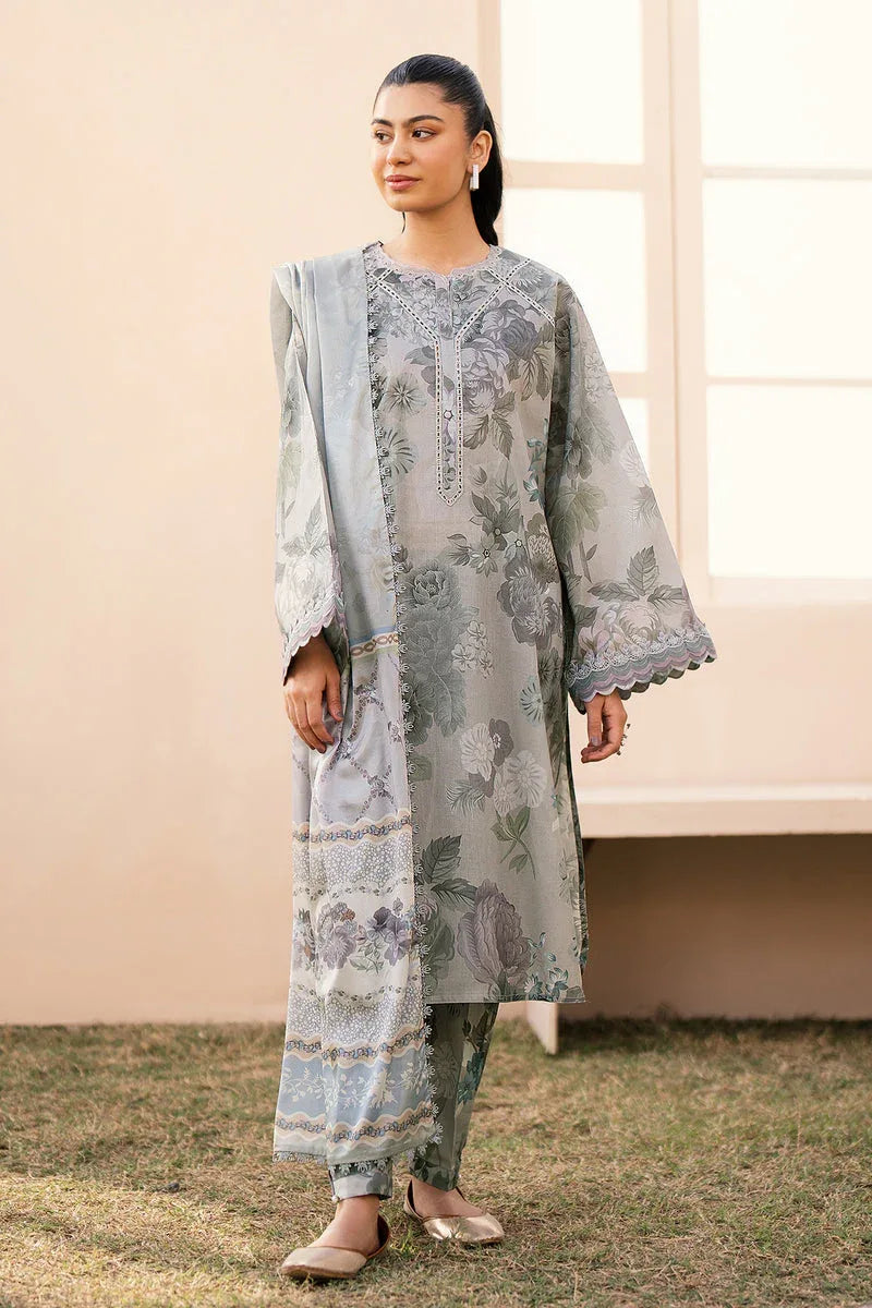 Baroque | Luxury Pret 24 | LAWN UF-605 - Rang-e-Khaas