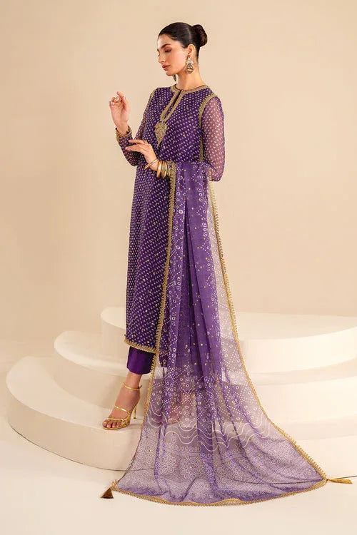 Baroque | Luxury Pret 24 | CHIFFON UF-625 - Rang-e-Khaas