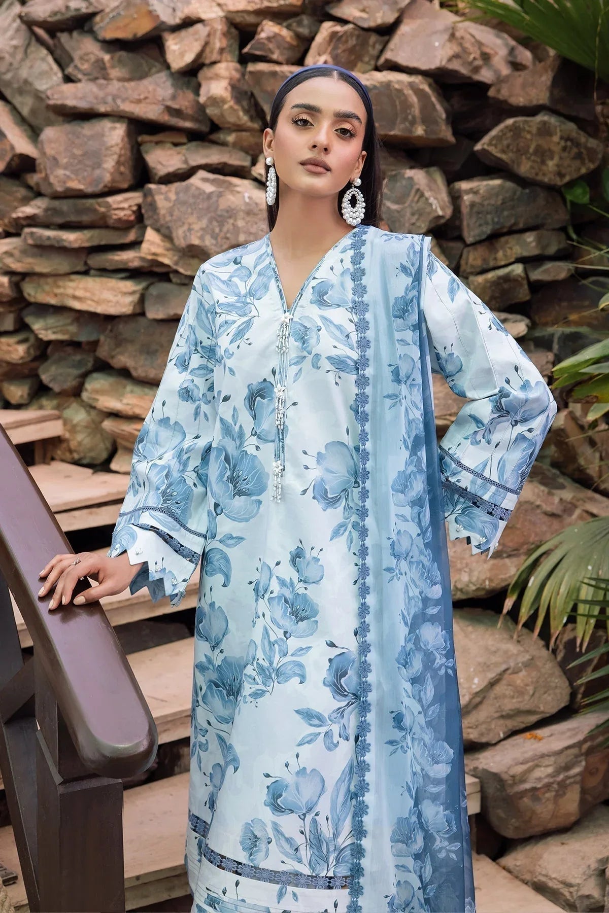 Alizeh | Sheen Lawn Prints 24 | GLORY - Rang-e-Khaas