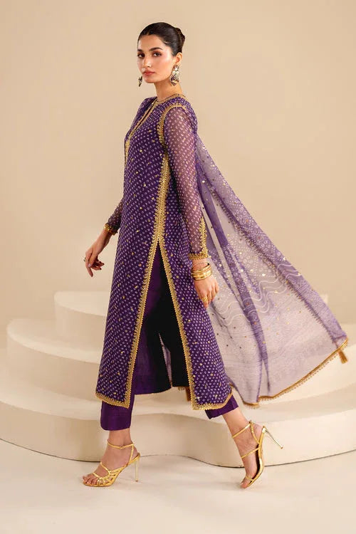 Baroque | Luxury Pret 24 | CHIFFON UF-625 - Rang-e-Khaas