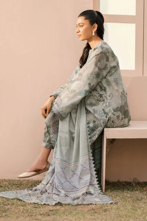 Baroque | Luxury Pret 24 | LAWN UF-605 - Rang-e-Khaas