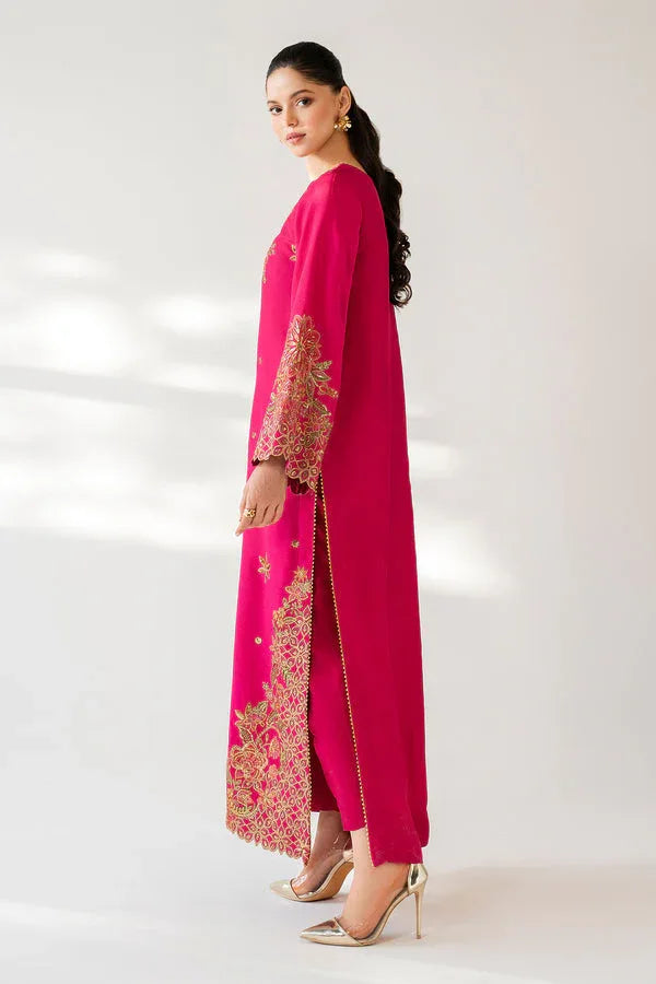 Baroque | Luxury Pret 25 | EMBROIDERED RAW SILK PR-1165 - Rang-e-Khaas
