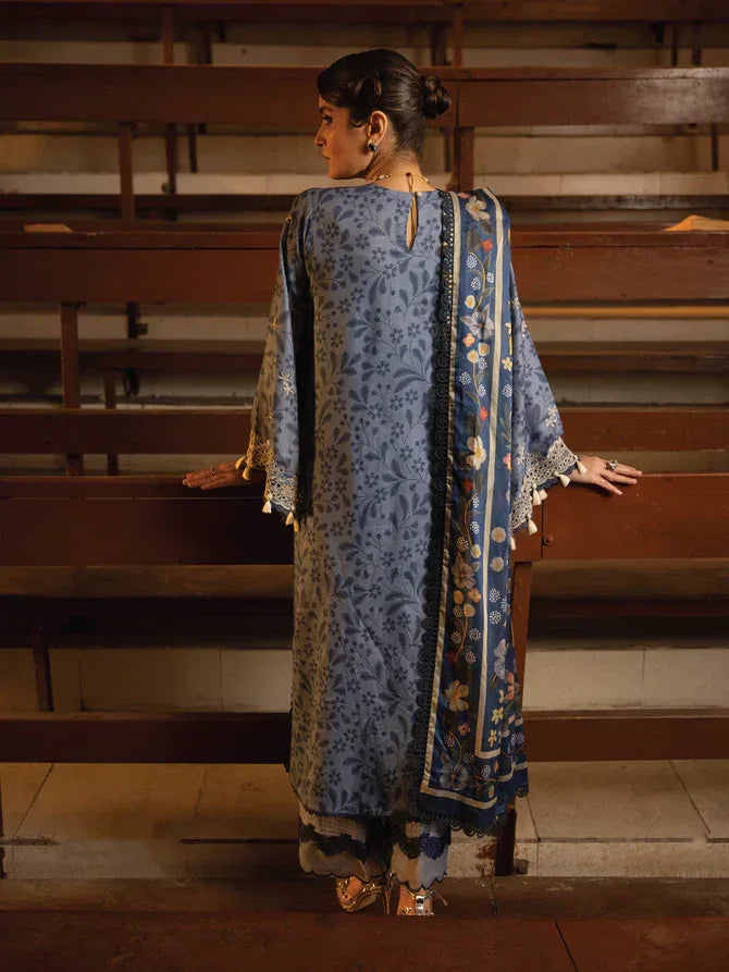 Faiza Faisal | Maya Luxury Lawn | Gamze - Rang-e-Khaas