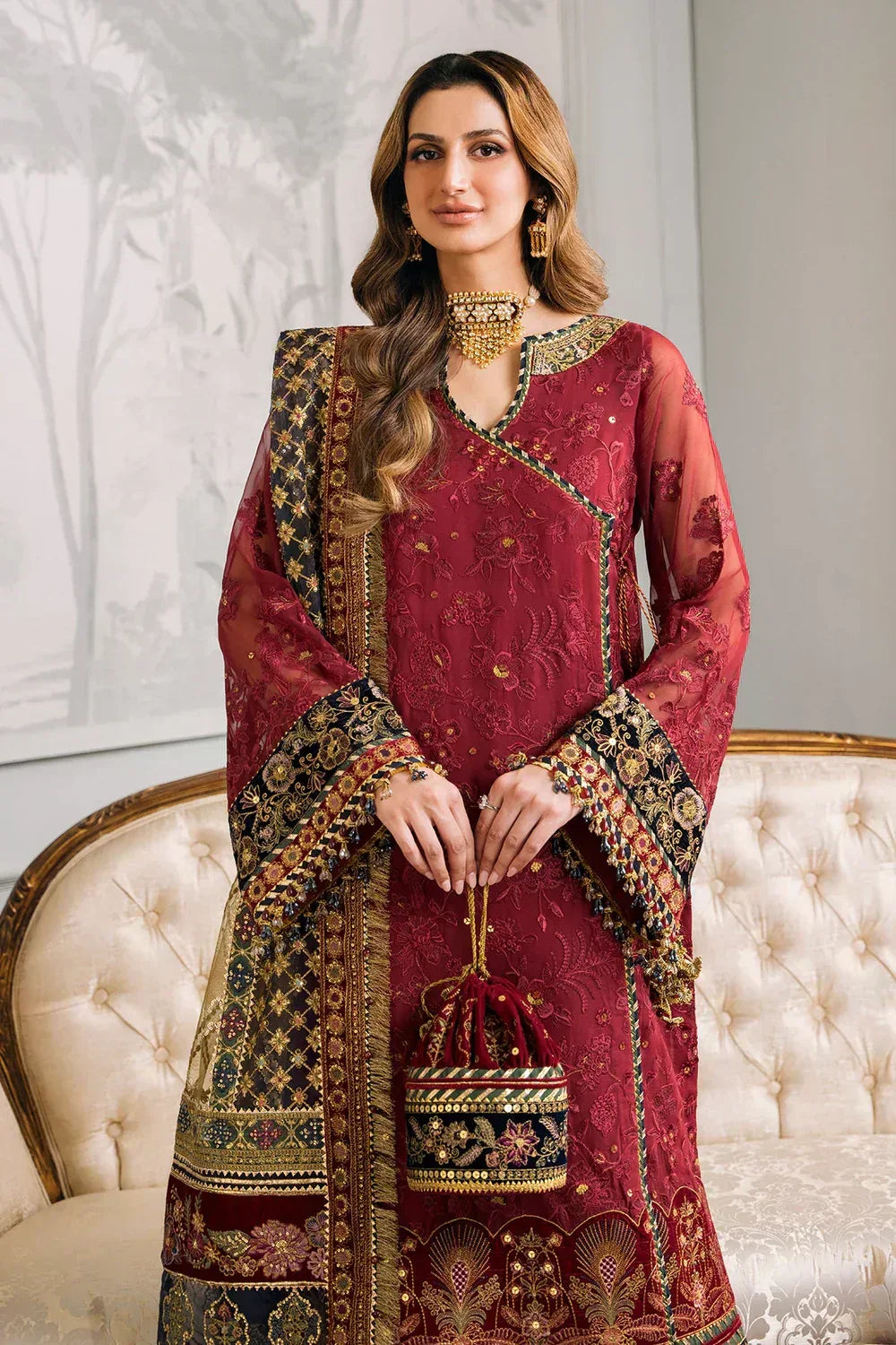 Baroque | Chantelle Embroidered Collection | CH12-07 - Rang-e-Khaas