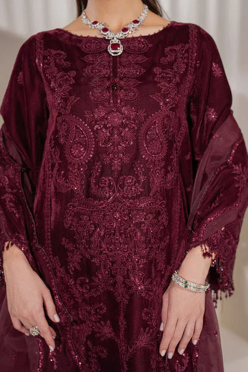 Baroque | Velvet 25 | UF-758 - Rang-e-Khaas