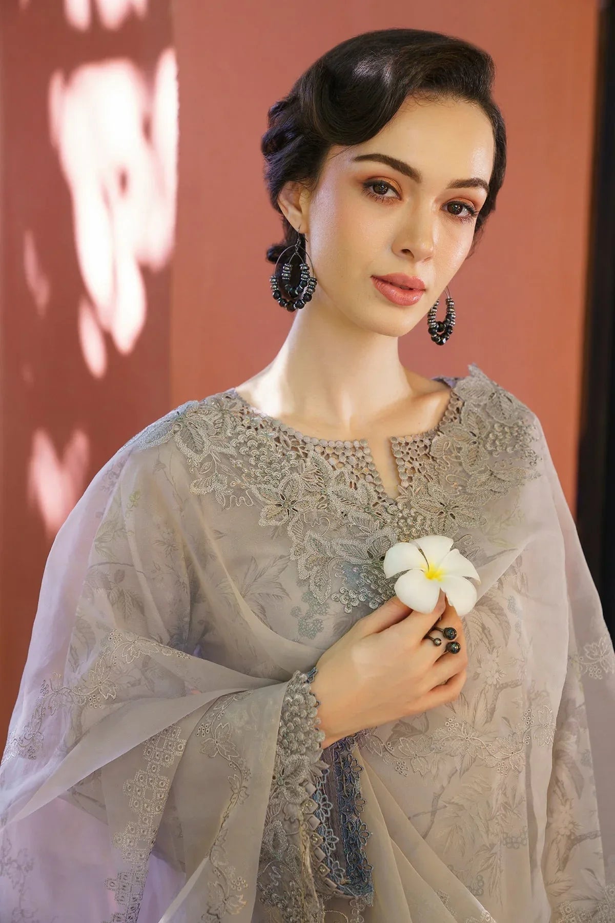 Baroque | Lawn Collection 24 | UF-578 - Rang-e-Khaas