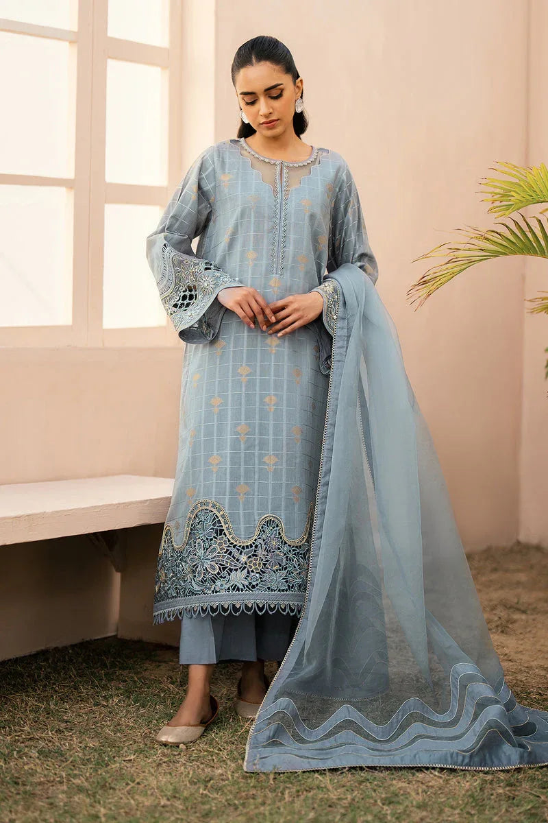 Baroque | Luxury Pret 24 | JACQUARD LAWN UF-606 - Rang-e-Khaas