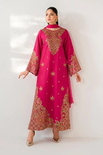 Baroque | Luxury Pret 25 | EMBROIDERED RAW SILK PR-1165 - Rang-e-Khaas