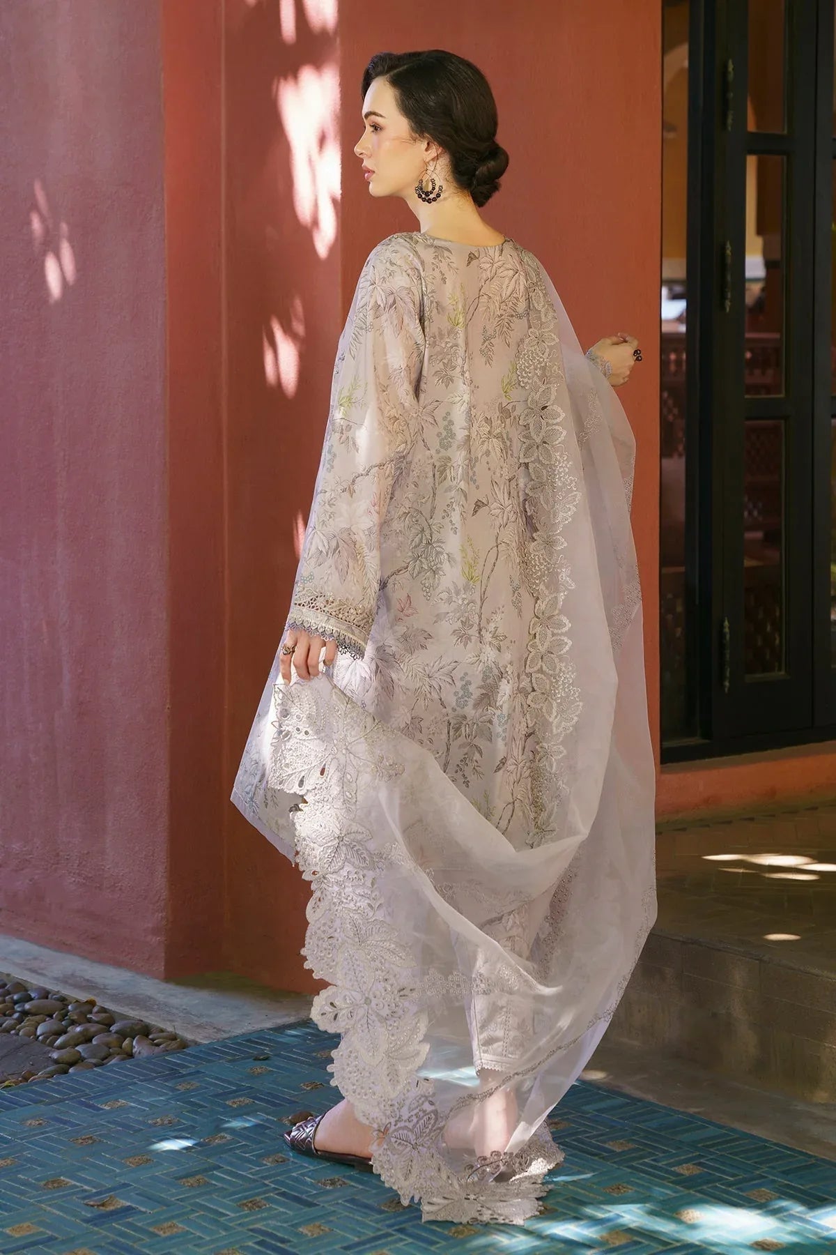 Baroque | Lawn Collection 24 | UF-578 - Rang-e-Khaas
