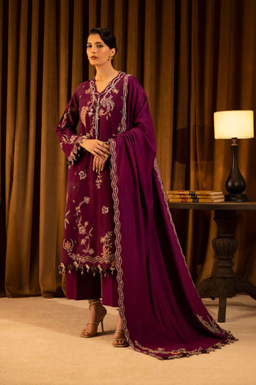 Sana Safinaz | Muzlin Winter 25 | 011B - Rang-e-Khaas