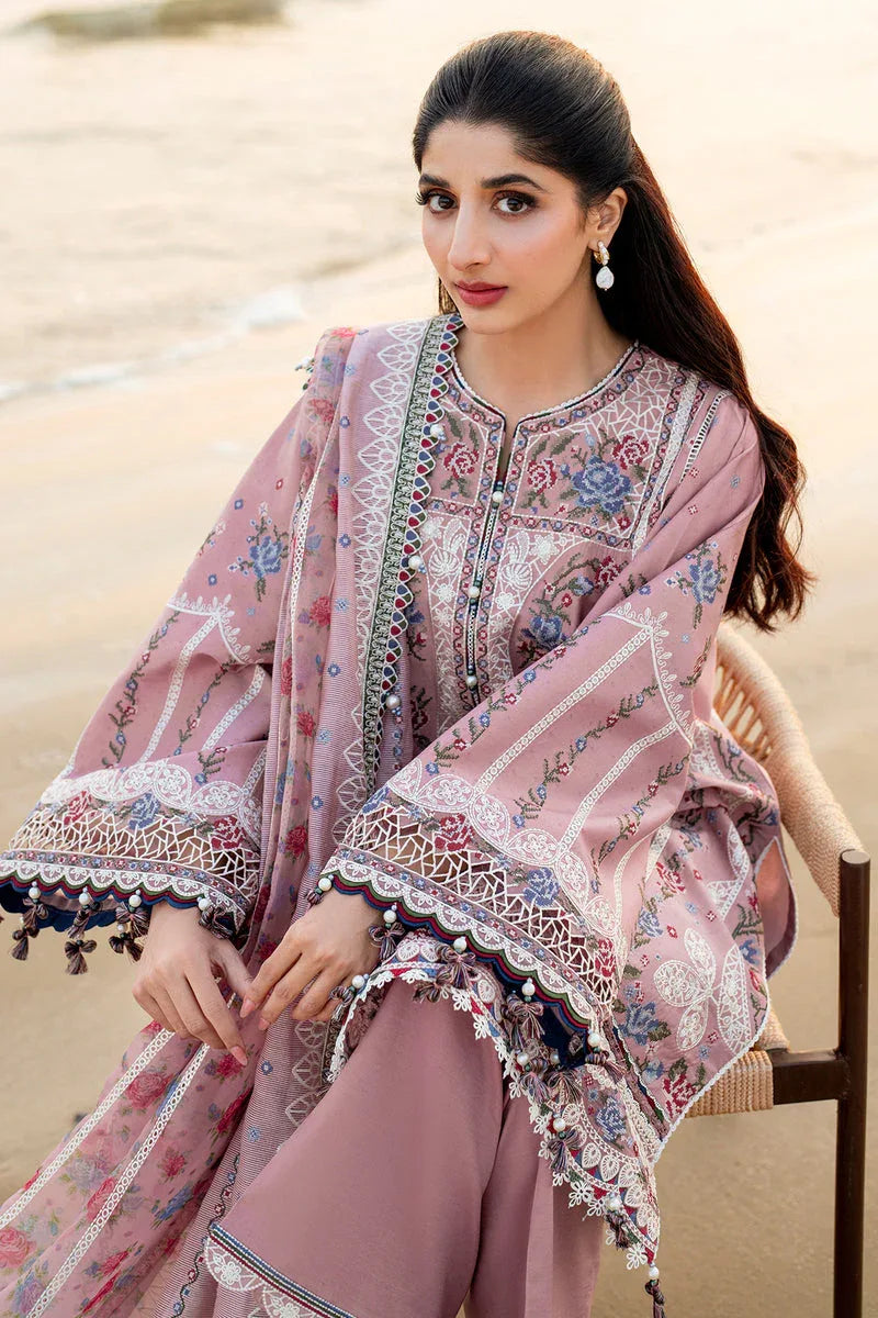 Jazmin | Shahkaar Luxury Lawn 25 | SL25-D2 - Rang-e-Khaas