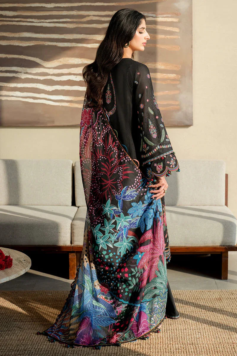 Jazmin | Shahkaar Luxury Lawn 25 | SL25-D10 - Rang-e-Khaas