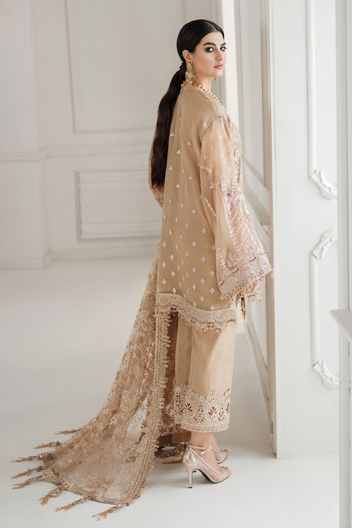 EMBROIDERED CHIFFON CH10-04 STITCHED