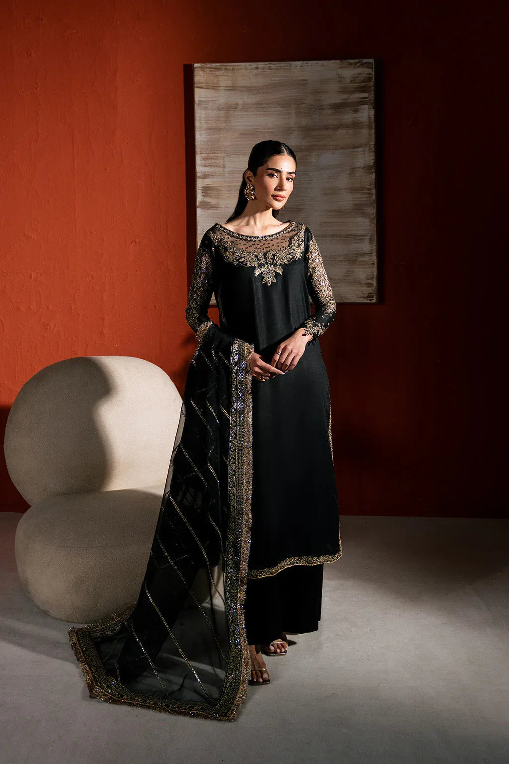 Neeshay | Raw Silk | RTW-RS-03 - Rang-e-Khaas