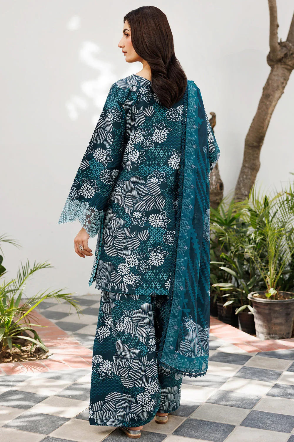 Farasha | Printed Essentials | Twilight Dew - Rang-e-Khaas
