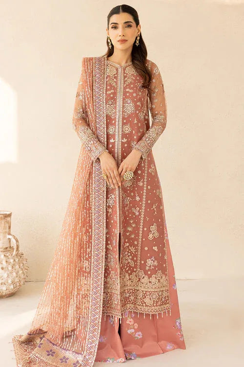 Farasha | Lu Zella Premium Formals 25 | Vintage Rose - Rang-e-Khaas