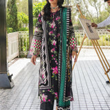 Elaf Premium | Printed Collection 24 | EEP-02A - Dark Floral