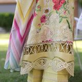 Elaf Premium | Prints Chikankari 24 | 06A SUNSHINE BOUQUET