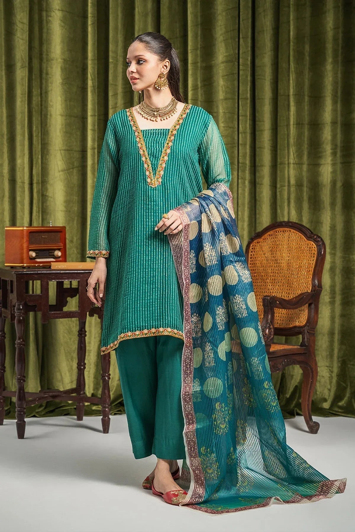 Charizma | Festive Pret | CMA-3-257 - Rang-e-Khaas