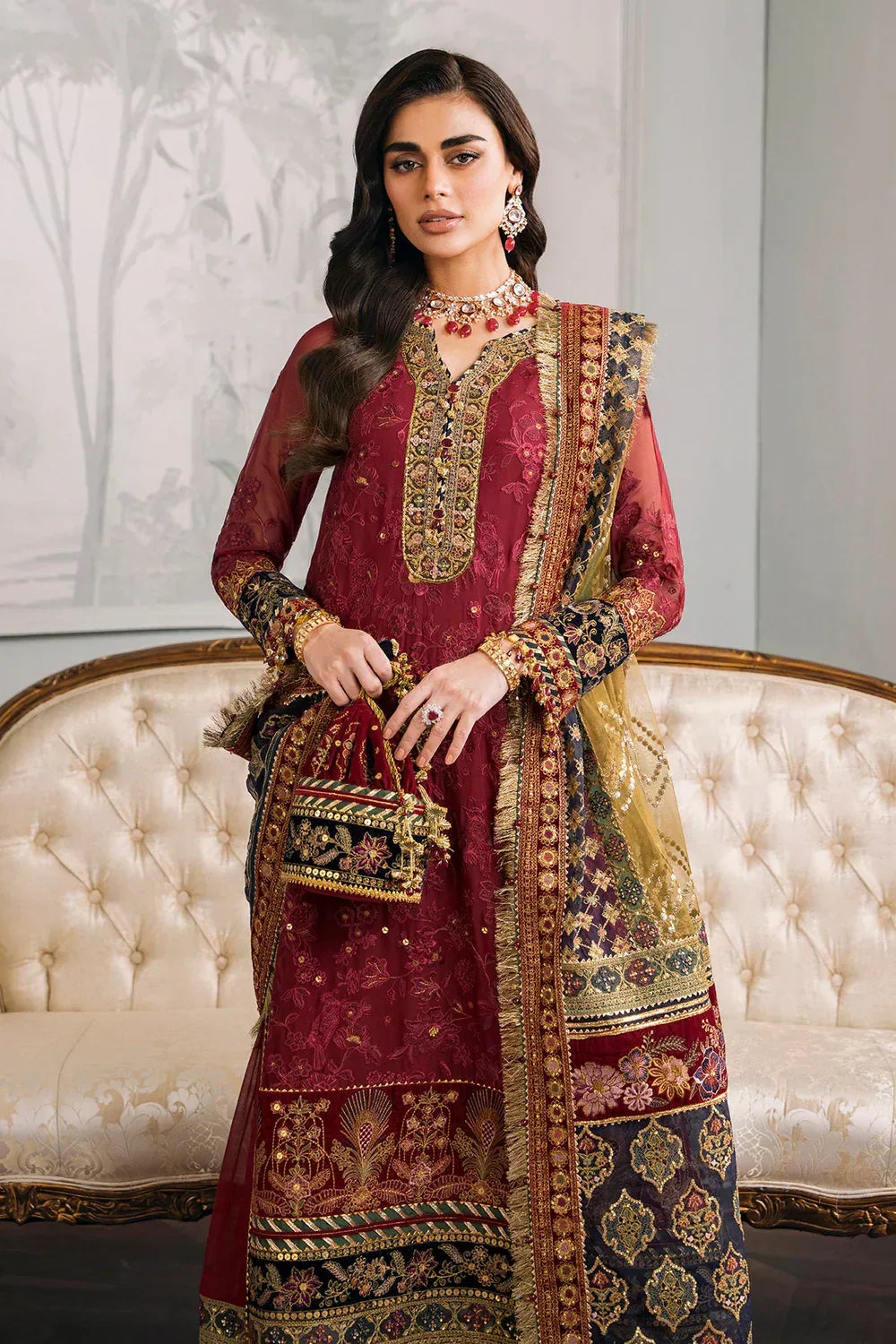 Baroque | Chantelle Embroidered Collection | CH12-07 - Rang-e-Khaas