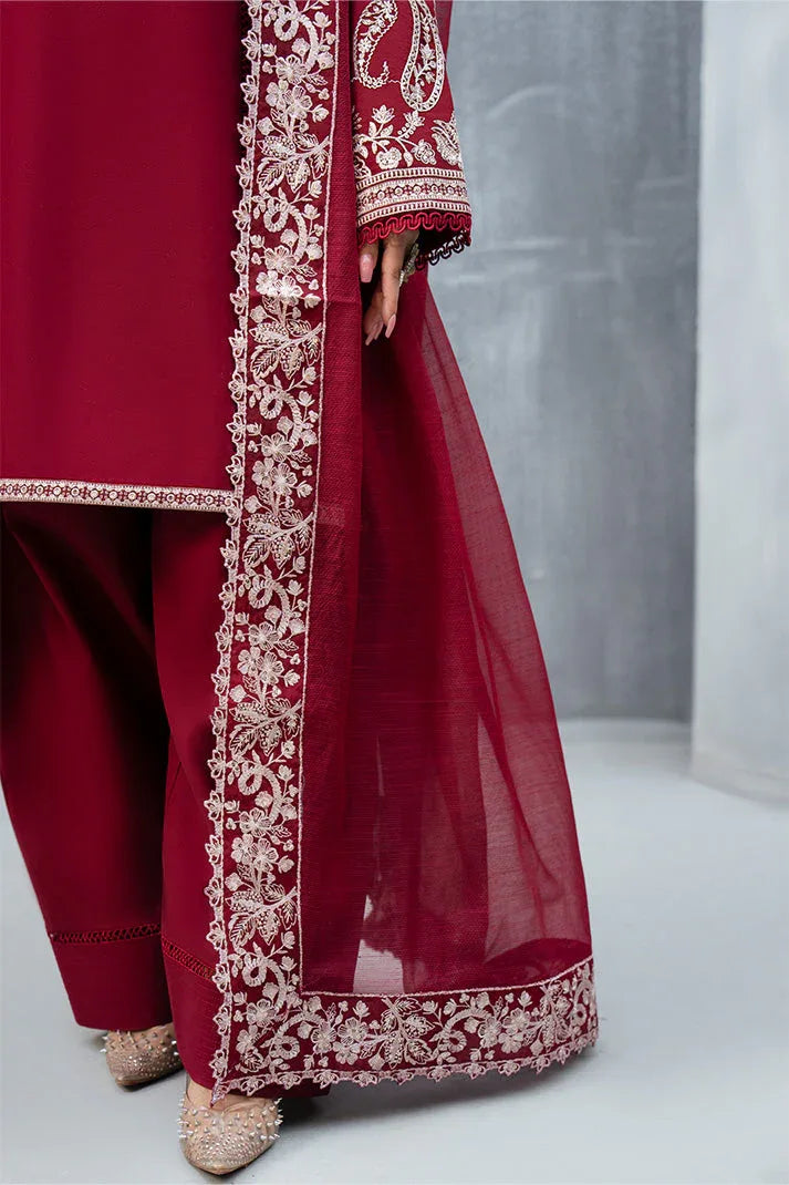 Imrozia Premium | Whispers  of Fall | SP-125 Garnet Sky - Rang-e-Khaas