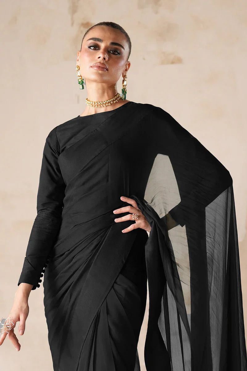 Baroque | Ensembles | PLAIN CHIFFON SAREE EN-1219