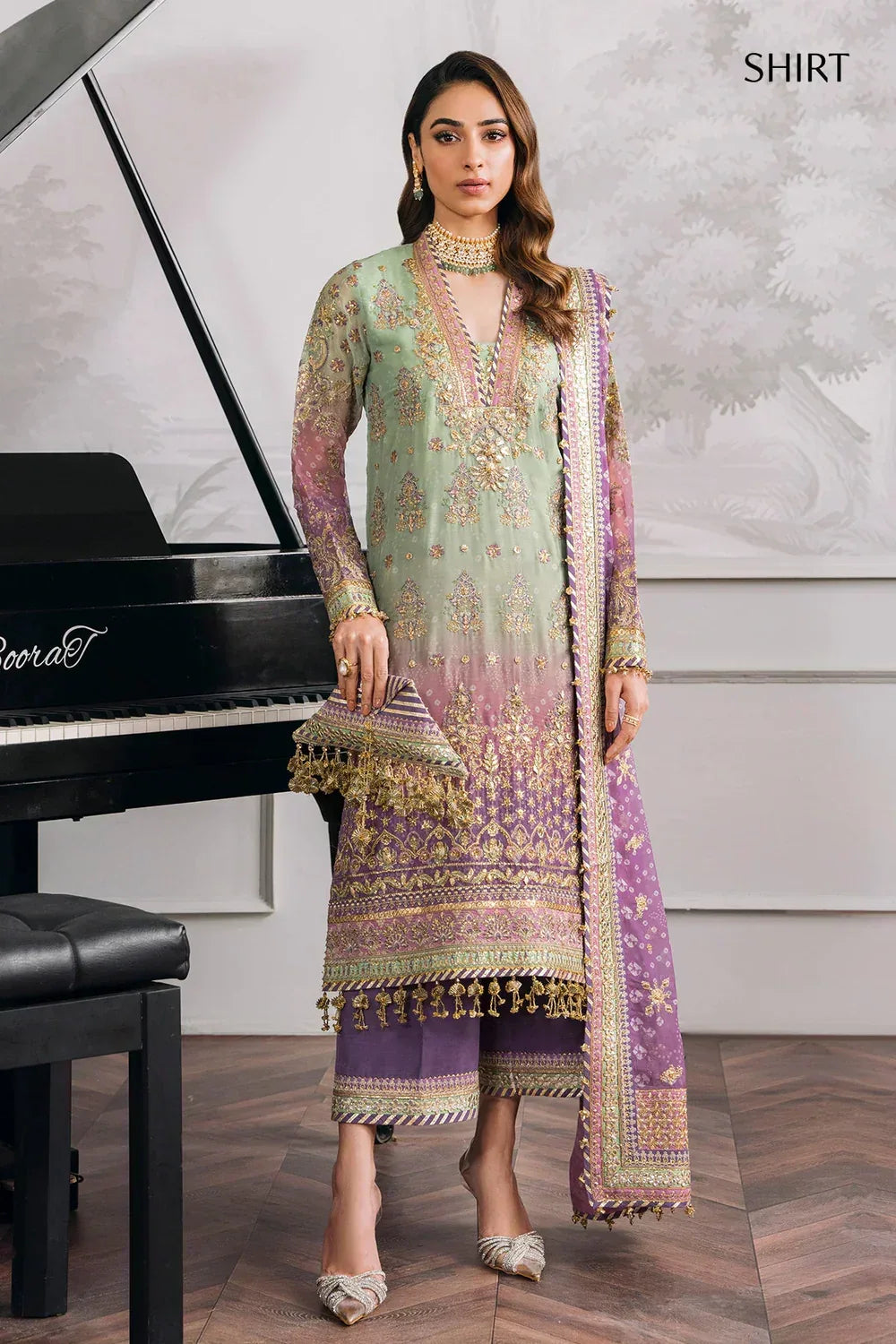 Baroque | Chantelle Embroidered Collection | CH12-08 - Rang-e-Khaas
