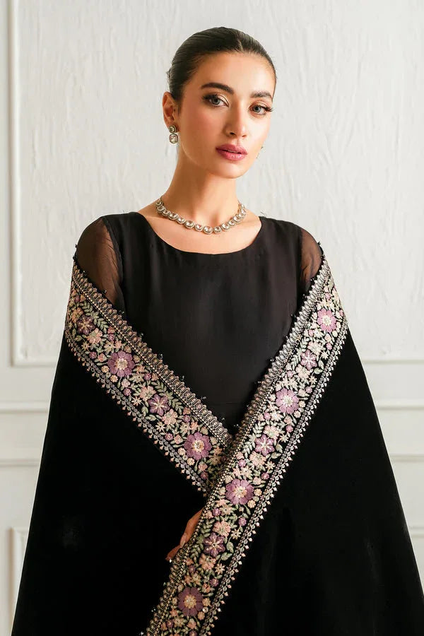 Baroque | Luxury Pret 25 | EMBROIDERED CHIFFON PR-1019 - Rang-e-Khaas